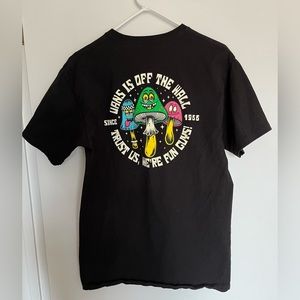 Vans, mushroom tee, size medium